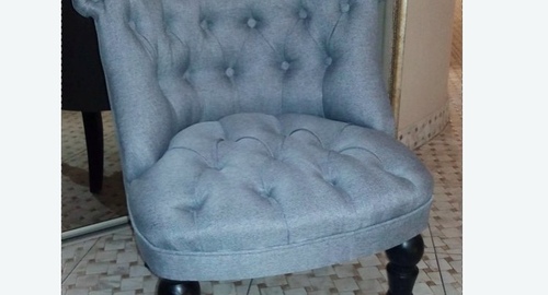 Обшивка стула на дому. Площадь Мужества